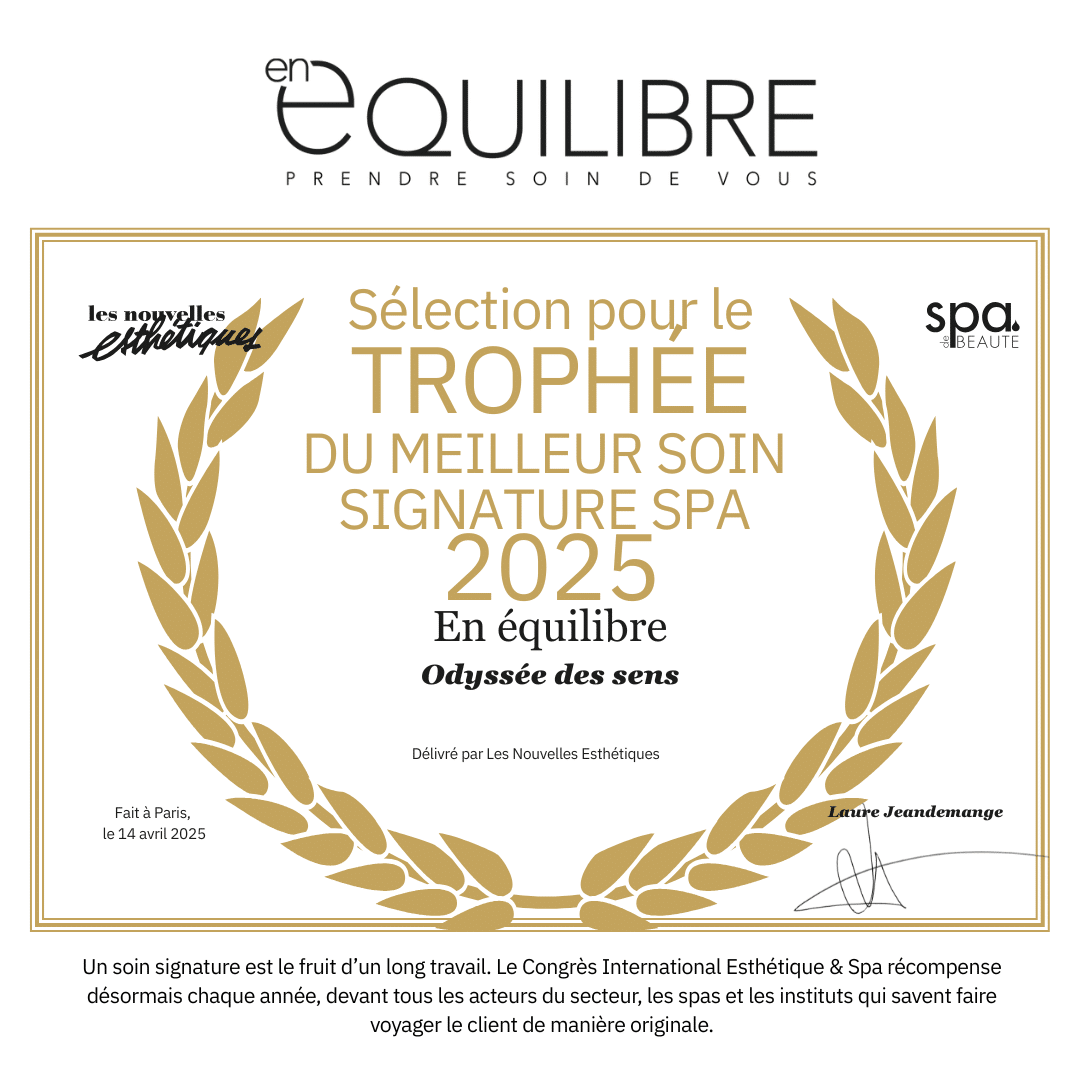 Un soin signature est le fruit dun long travail. Le Congres International Esthetique Spa recompense desormais chaque annee devant tous les acteurs du secteur les spas et les instituts qui sav