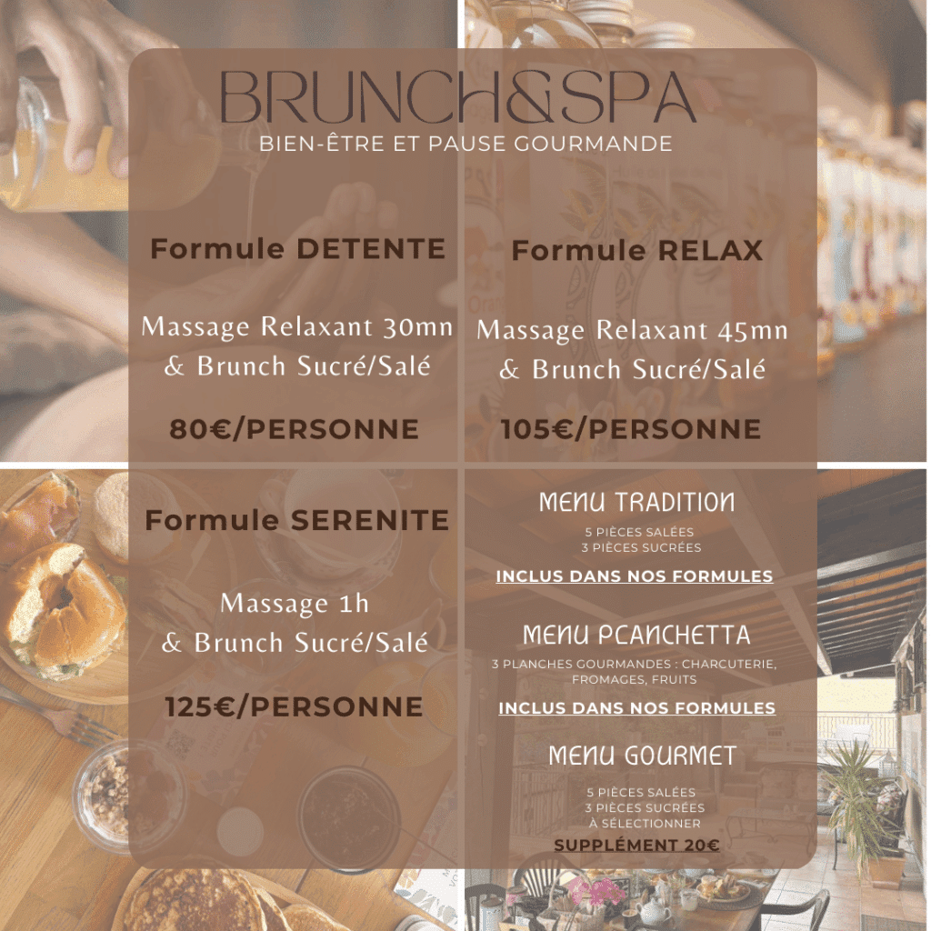 prix brunch & spa 2025